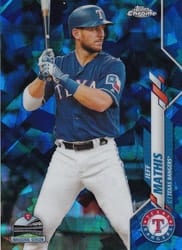 2020 Topps Chrome Sapphire Edition Base Set Jeff Mathis #645 card