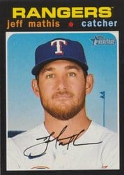 2020 Topps Heritage Base Set Jeff Mathis #690 card