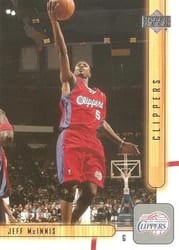 2001-02 Upper Deck Base Set Jeff McInnis #73 card