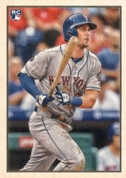2019 Bowman Heritage Base Set Jeff McNeil #53VR-90 card