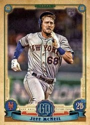 2019 Topps Gypsy Queen Base Set Jeff McNeil #257 card
