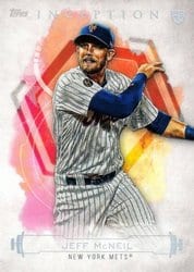 2019 Topps Inception Base Set Jeff McNeil #66 card