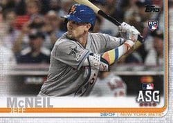 2019 Topps Update Base Set Jeff McNeil #US261 card