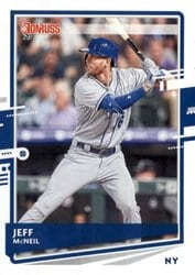 2020 Donruss Base Set Jeff McNeil #89 card