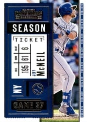2020 Panini Contenders Base Set Jeff McNeil #100 card
