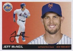 2020 Topps Archives Base Set Jeff McNeil #42 card