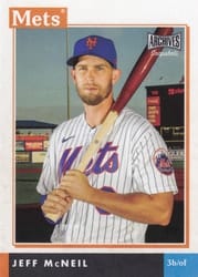 2020 Topps Archives Snapshots Base Set Jeff McNeil #AS-JM card