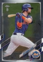 2021 Topps Chrome Ben Baller Edition Base Set Jeff McNeil #214 card