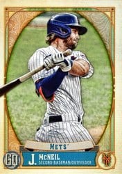 2021 Topps Gypsy Queen Base Set Jeff McNeil #162 card