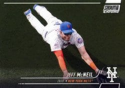 2022 Stadium Club Chrome Base Set Jeff McNeil #351 card