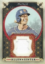 2023 Topps Allen & Ginter Relics (Pattern B) Jeff McNeil #AGRB-JM card