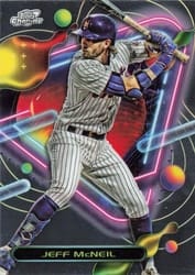 2023 Topps Cosmic Chrome Base Set Jeff McNeil #20 card