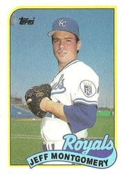1989 Topps Base Set Jeff Montgomery #116 card