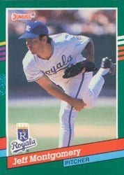 1991 Donruss Base Set Jeff Montgomery #505 card