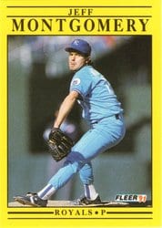 1991 Fleer Base Set Jeff Montgomery #564 card