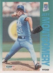 1992 Fleer Base Set Jeff Montgomery #164 card