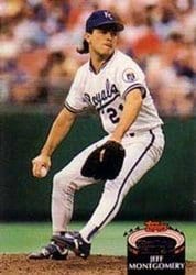 1992 Stadium Club Base Set Jeff Montgomery #12 card