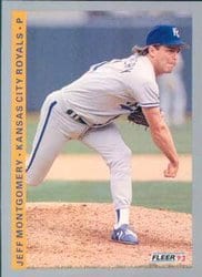 1993 Fleer Base Set Jeff Montgomery #245 card
