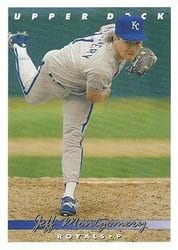 1993 Upper Deck Base Set Jeff Montgomery #62 card