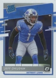 2020 Donruss Optic Base Set Jeff Okudah #193 card