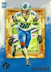 2020 Panini Chronicles Gridiron Kings Jeff Okudah #GK-40 card