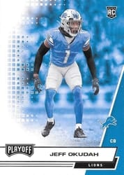 2020 Panini Playoff Base Set Jeff Okudah #273 card