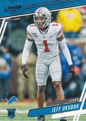 2020 Panini Prestige Base Set Jeff Okudah #256 card