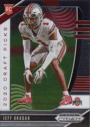 2020 Panini Prizm Draft Picks Base Set Jeff Okudah #152 card