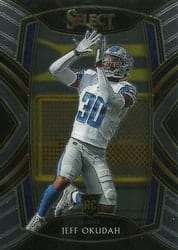 2020 Panini Select Base Set Jeff Okudah #286 card