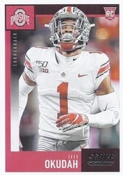 2020 Score Base Set Jeff Okudah #333 card