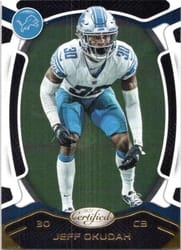 2021 Panini Certified Base Set Jeff Okudah #69 card
