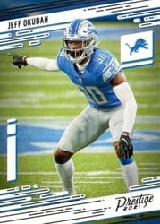 2021 Panini Prestige Base Set Jeff Okudah #56 card