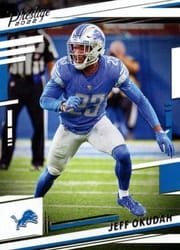 2022 Panini Prestige Base Set Jeff Okudah #101 card