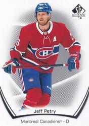 2021-22 SP Authentic Base Set Jeff Petry #47 card
