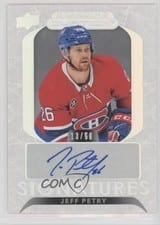 2021-22 Upper Deck Ovation Standing Ovation Signatures Jeff Petry #SOS-JP card