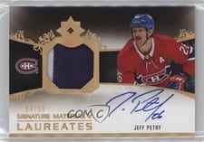 2021-22 Upper Deck Ultimate Collection Signature Material Laureates Jeff Petry #SML-JP card