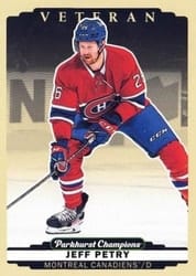 2022-23 Parkhurst Champions Base Set Jeff Petry #189 card