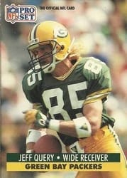 1991 Pro Set Base Set Jeff Query #160 card