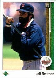1989 Upper Deck Base Set Jeff Reardon #596 card