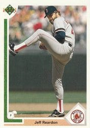 1991 Upper Deck Base Set Jeff Reardon #418 card