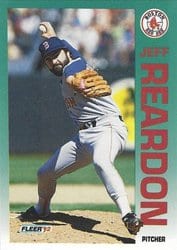 1992 Fleer Base Set Jeff Reardon #46 card