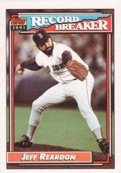 1992 Topps Base Set Jeff Reardon #3 card