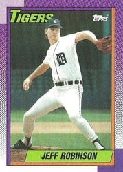 1990 Topps Base Set Jeff Robinson #42 card