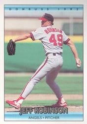 1992 Donruss Base Set Jeff Robinson #59 card