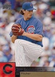 2009 Upper Deck Base Set Jeff Samardzija #60 card