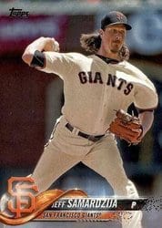 2018 Topps Base Set Jeff Samardzija #274 card