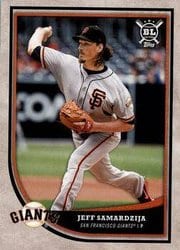 2018 Topps Big League Base Set Jeff Samardzija #47 card