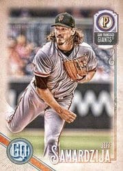 2018 Topps Gypsy Queen Base Set Jeff Samardzija #17 card