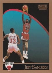 1990-91 SkyBox Base Set Jeff Sanders #47 card