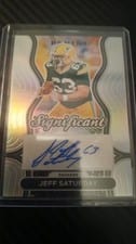 2024 Panini Prizm Significant Signatures Jeff Saturday #SS-JSY card